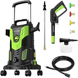PAXCESS HWY23E Electric Power Washer with 4 Nozzles - Black/Green