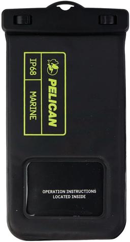 Pelican Marine Waterproof Floating Phone Pouch - Black/Yellow