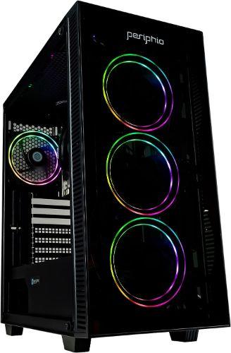 Periphio  Terra Prebuilt Gaming Desktop Computer - AMD Ryzen 5 4600G 4.2GHz - 1TB - Black - 16GB RAM - Excellent