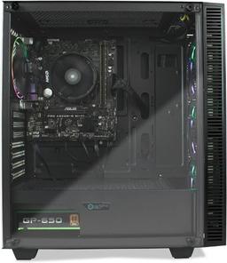 Periphio Terra Prebuilt Gaming Desktop Computer - AMD Ryzen 7 5700G 4.6GHz - 1TB - Black - 16GB RAM