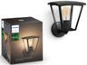 Philips Hue Inara Outdoor Smart Wall Light - Black