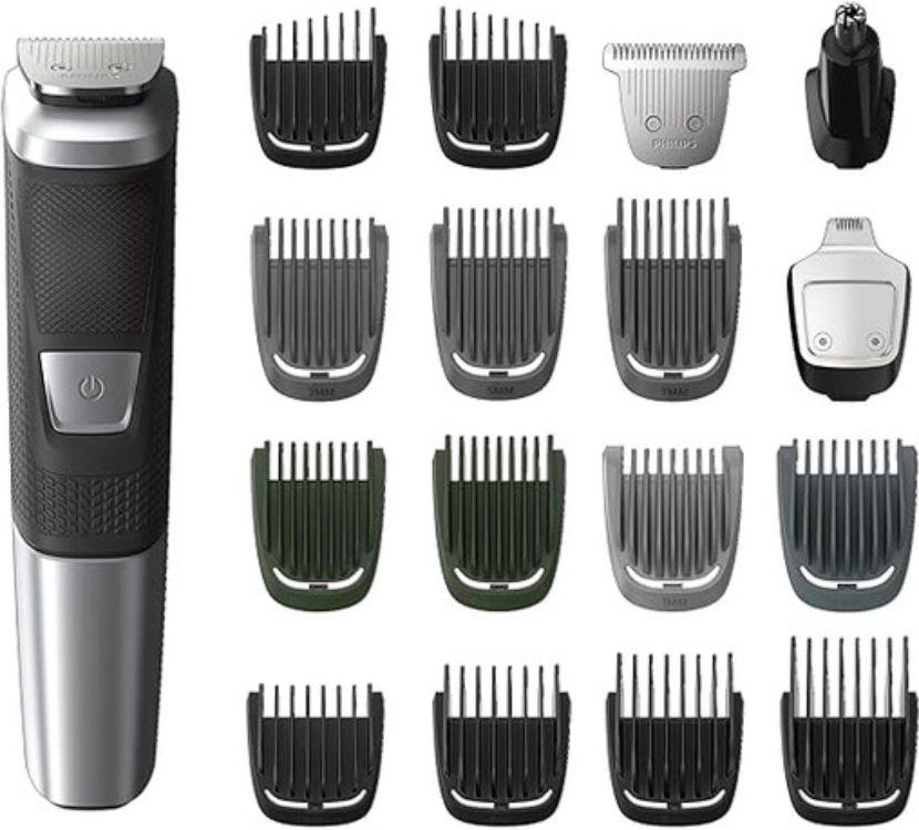 Philips  MG5750/49 Norelco Multigroom 5000 Face Head and Body (18 Piece Tools) - Silver - Excellent