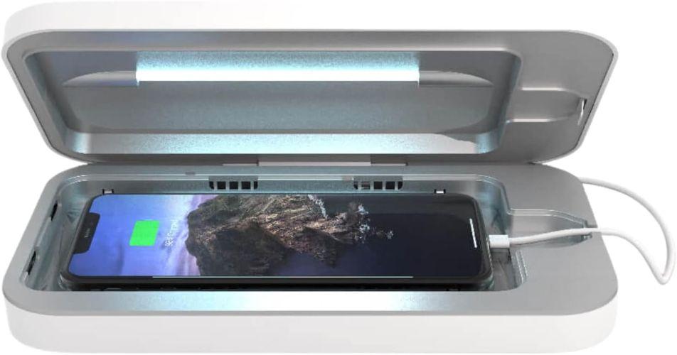 PhoneSoap   3 UV Cell Phone Sanitizer & Charger  - White - Excellent