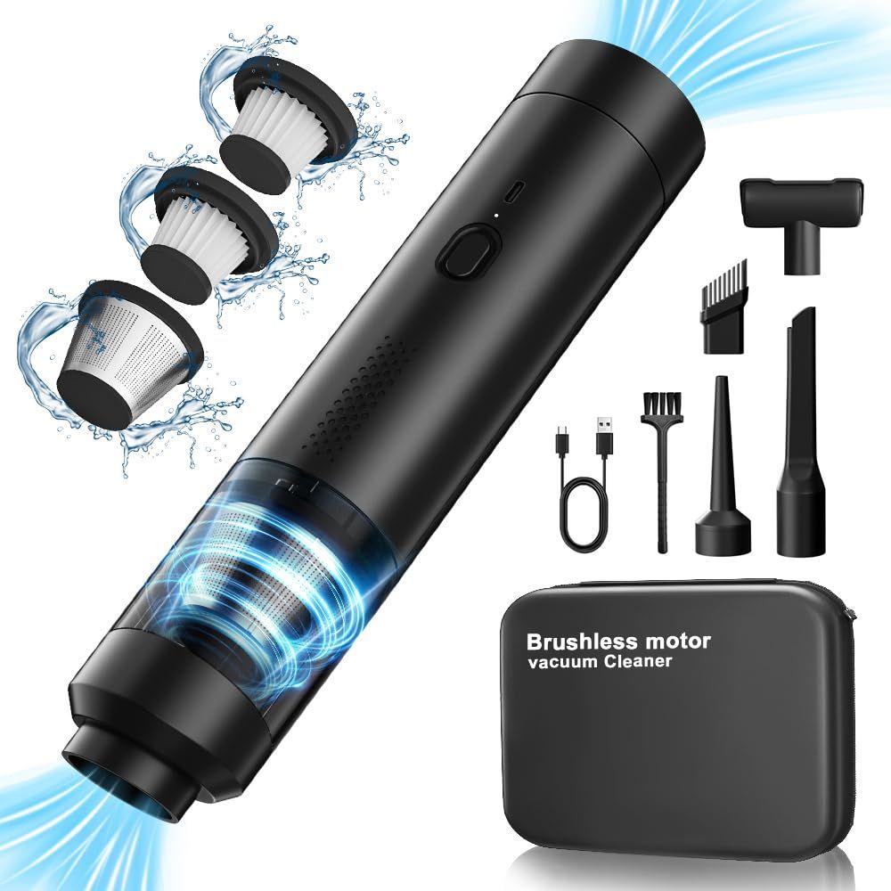 Pifeunt  ST-6676PRO Portable Cordless Car Vacuum - Black - Excellent