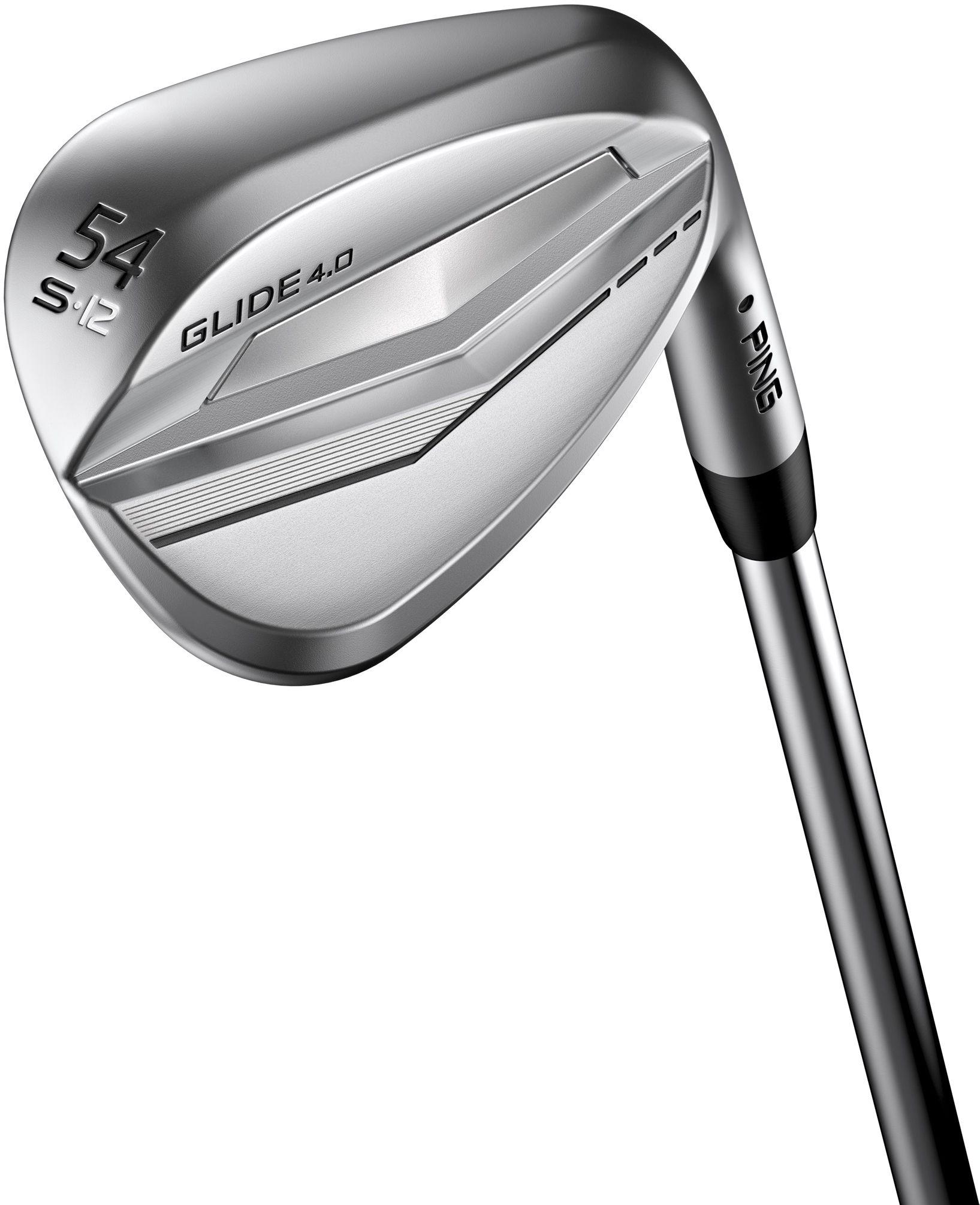 Ping  Glide 4.0 S 56° Sand Wedge Wedgeflex Black Dot Ping Z-Z115 Steel Shaft Left Handed Golf Club - Silver - Excellent