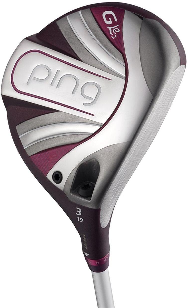 Ping  Women Right Handed G Le2 ULT 240 Lite Graphite Standard" 22° Loft 5 Wood Fairway Wood Golf Clubs - Grey/Pink - Excellent