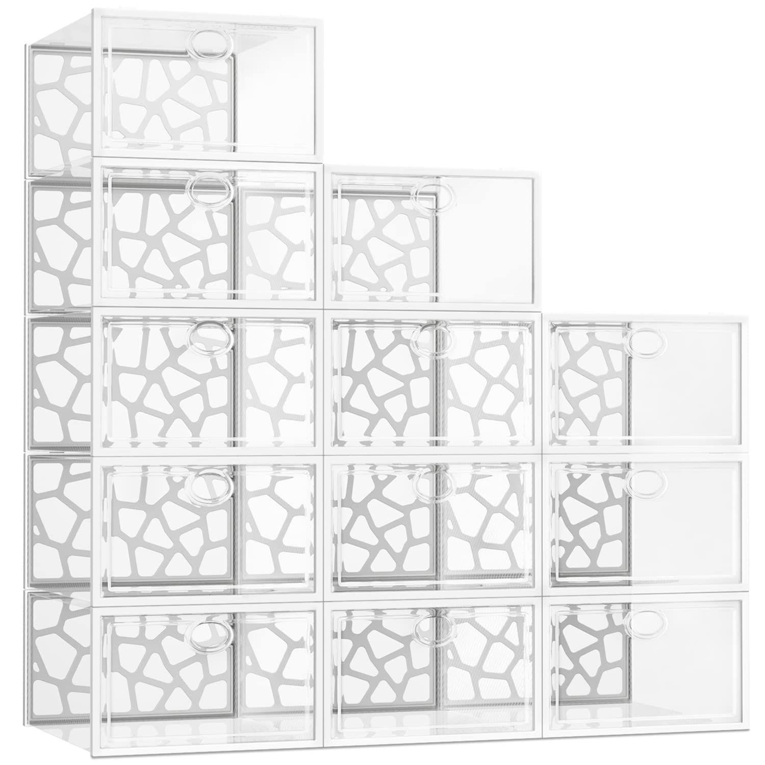 Pinkpum  XL Shoe Storage Box (12Pack) - White - Excellent