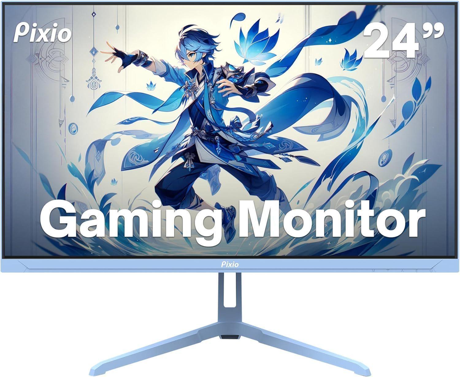 Pixio  PX248 Wave Gaming Monitor 24" - Blue - 24 Inch - Excellent