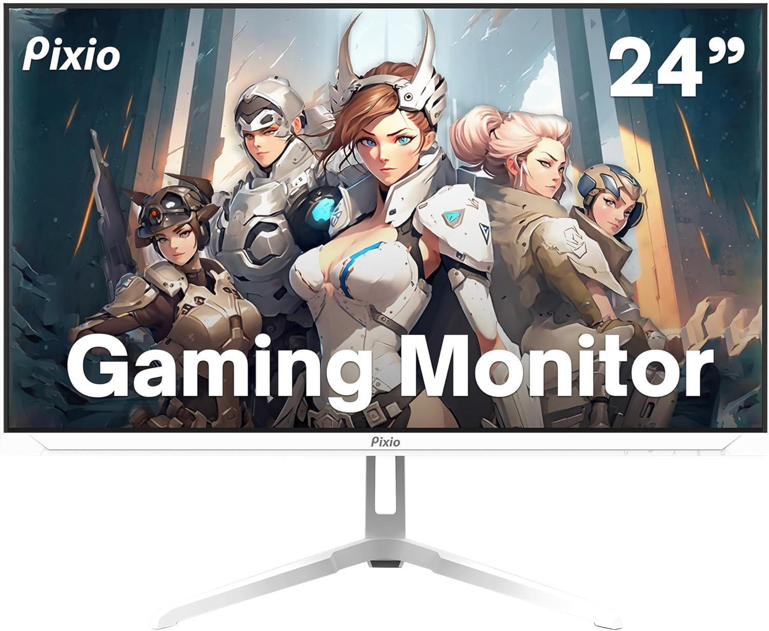 Pixio  PX248 Wave Gaming Monitor 24" - White - 24 Inch - Excellent