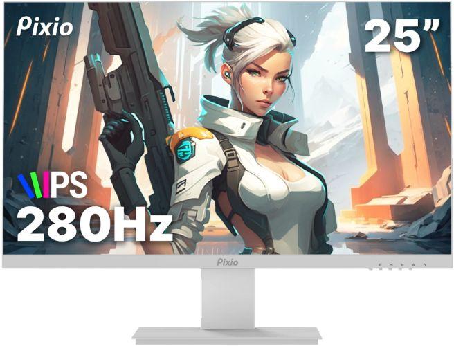 Pixio PX259 Prime Gaming Monitor 25" - White - 25 Inch