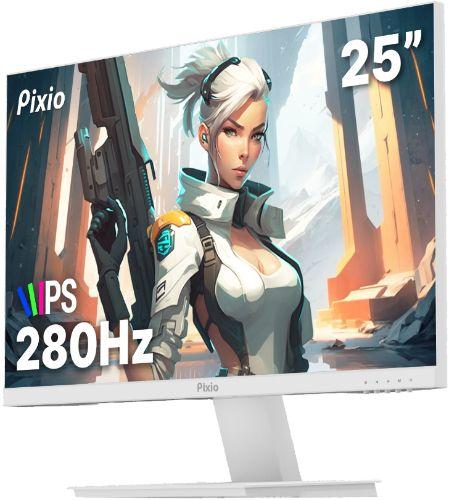 Pixio PX259 Prime Gaming Monitor 25" - White - 25 Inch