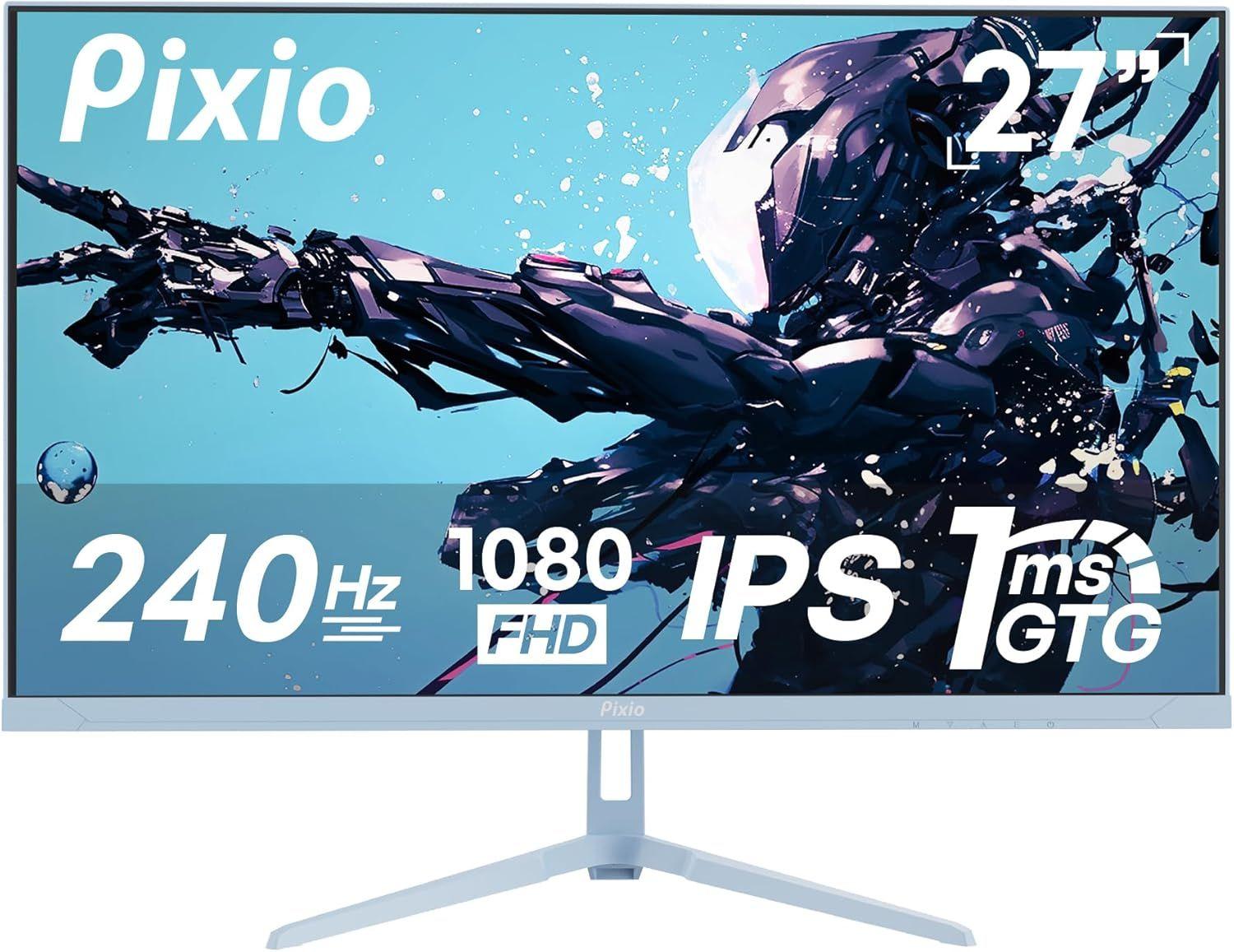 Pixio  PX279 Wave Gaming Monitor 27" - Blue - 27 Inch - Excellent