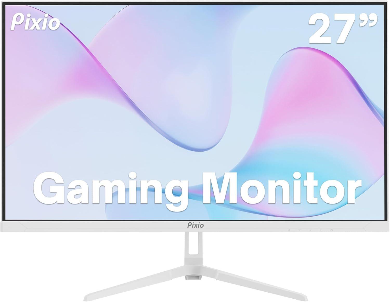 Pixio  PX279 Wave Gaming Monitor 27" - White - 27 Inch - Excellent