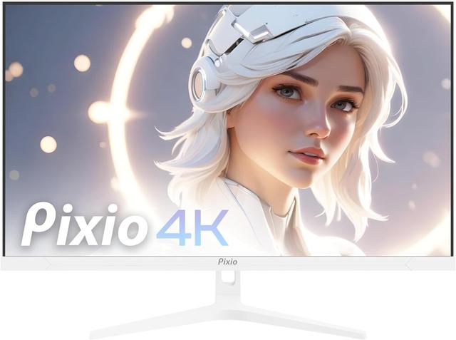 Pixio PX32U Wave Fast-IPS Gaming Monitor 32" in White in Excellent condition