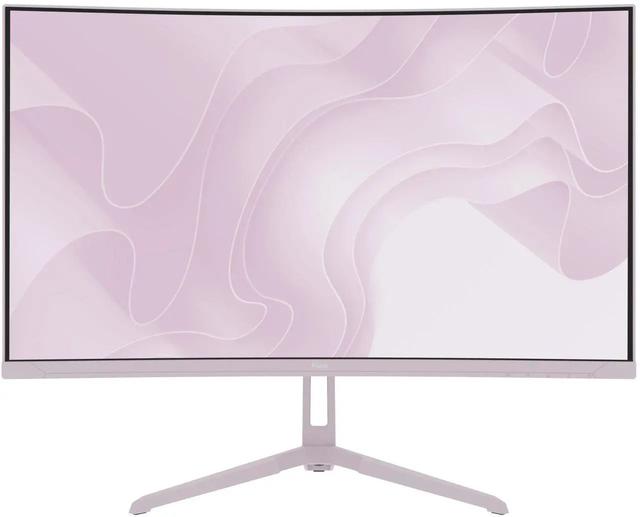Pixio PXC248 Wave Curved Gaming Monitor 24" in Pink in Excellent condition