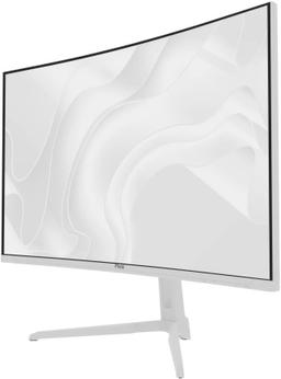 Pixio PXC248 Wave Curved Gaming Monitor 24" - White - 24 Inch