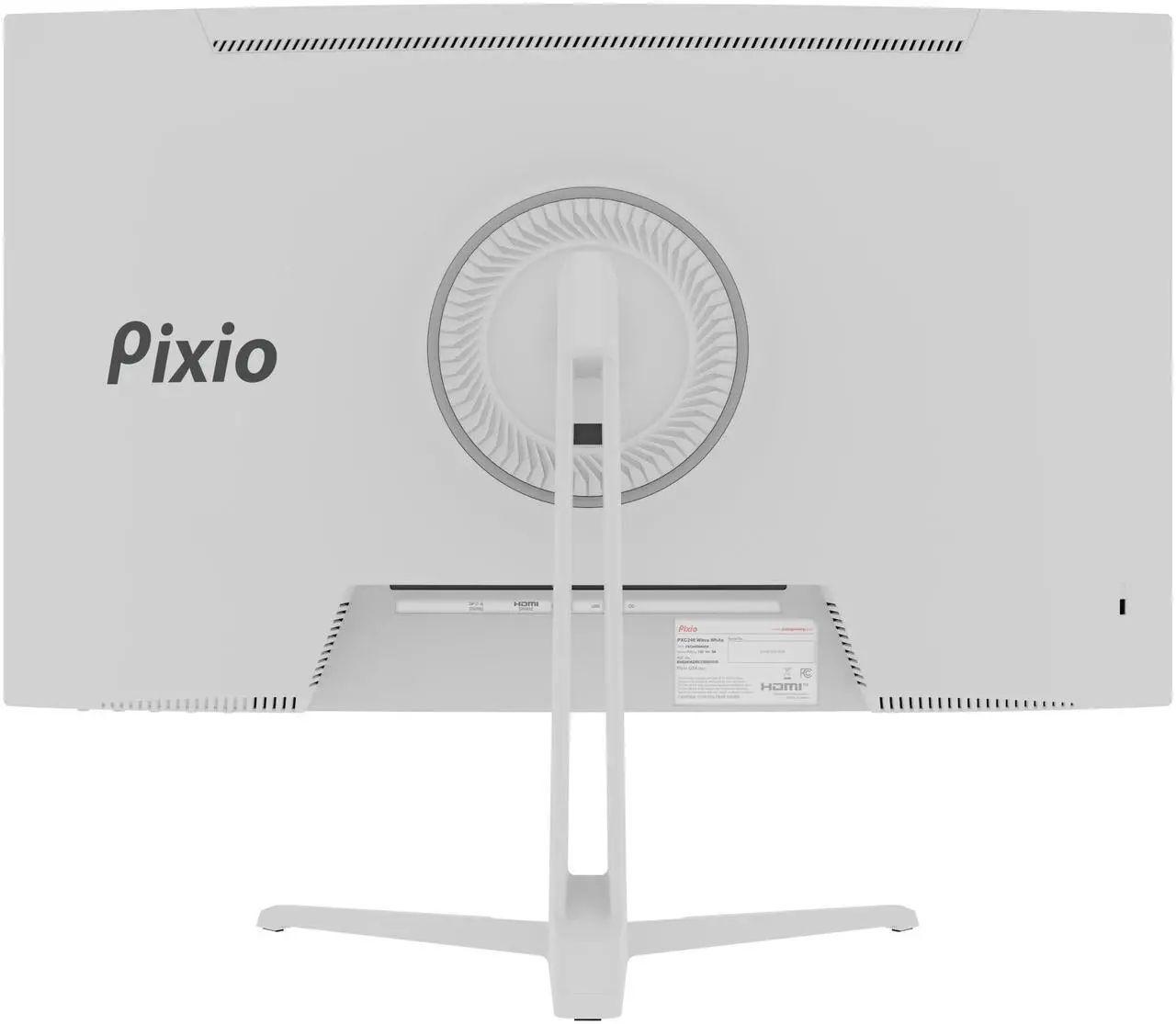 Pixio PXC248 Wave Curved Gaming Monitor 24" - White - 24 Inch