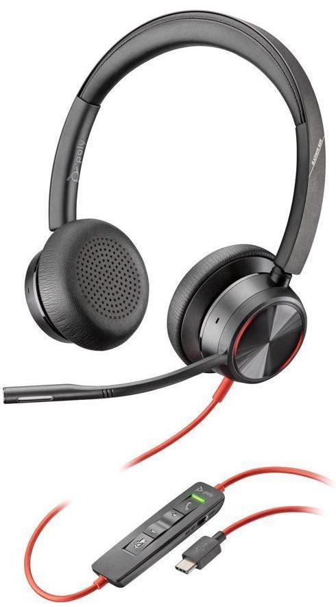 Poly  Blackwire 8225 USB-C Stereo Wired Headset - Black - Excellent