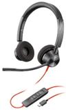 Poly com Blackwire 3320 USB-C (BW3320) Headphones - Black