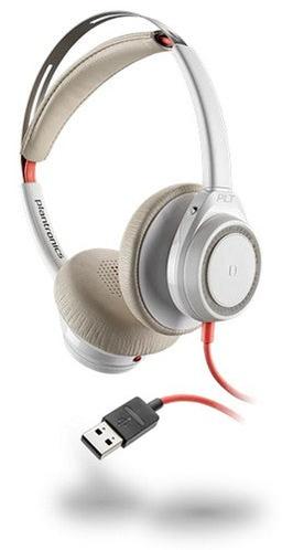 Poly com Blackwire 7225 USB-A (BW7225 USB-A) Headphones - White