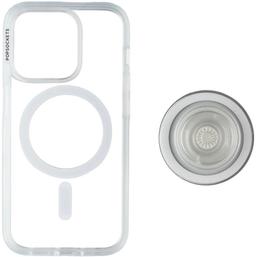 PopSockets PopCase with MagSafe for iPhone 15 Pro - Clear