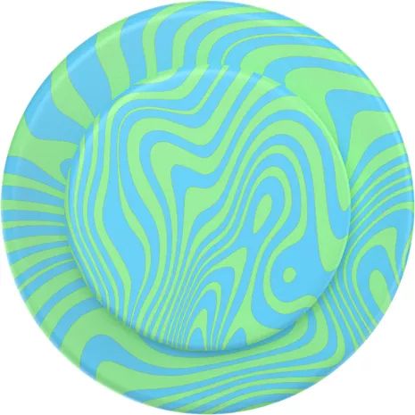 PopSockets PopGrip for MagSafe Phone Grip and Stand - Swirl Oasis Keylime