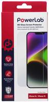 PowerLab HD Glass Screen Protector for iPhone 14/13 - Clear