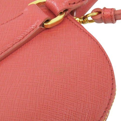 Prada Saffiano Handbag Shoulder Bag - Leather - Pink