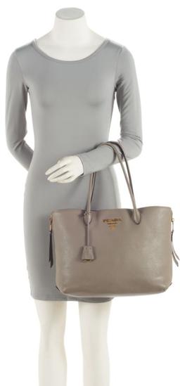 Prada Vitello Diano Top Handle Shopper Tote
