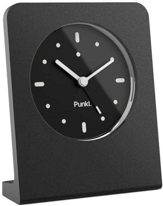 Punkt. AC02 Analog Table Alarm Clock - Anodised Black