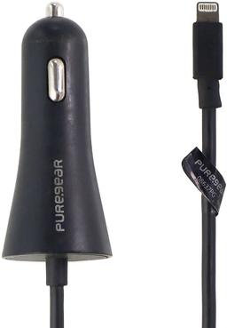 PureGear MFI Car Charger for Apple Device (62804PG) - Black