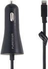 PureGear MFI Car Charger for Apple Device (62804PG) - Black