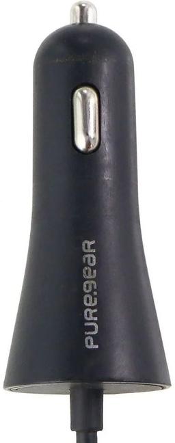 PureGear MFI Car Charger for Apple Device (62804PG) - Black