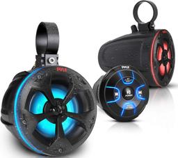 Pyle 2-Way Waterproof Off-Road Speakers PLUTV48KBTR - Black
