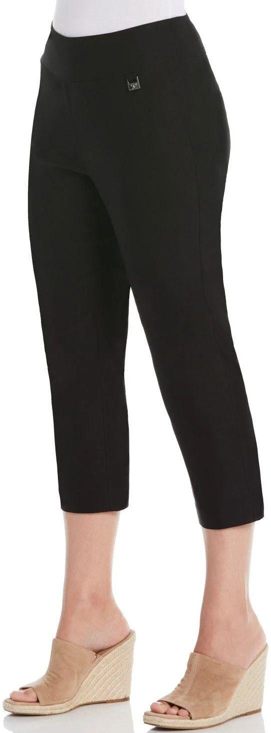 Rafaella  Women's Comfort Pull-On Capri Pant - Black - New With Tags