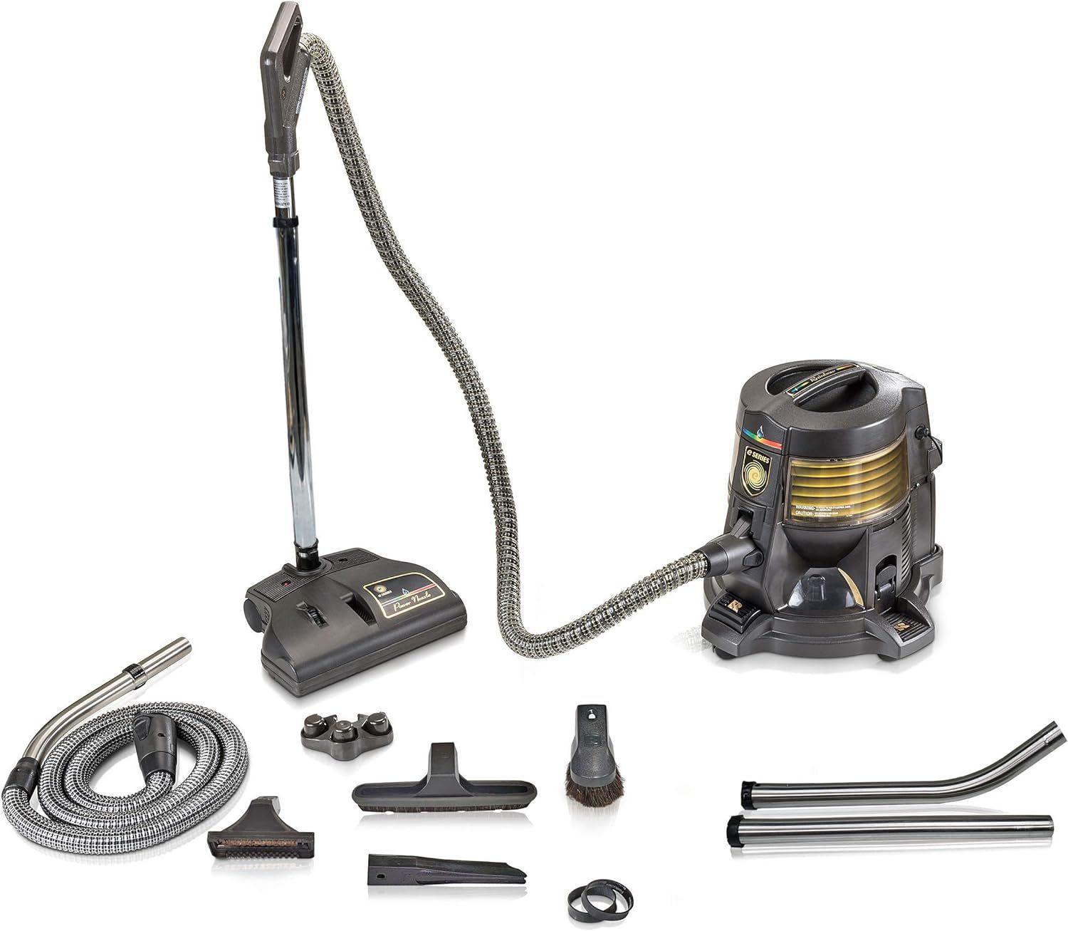 Rainbow  E Series Bagless Canister Vacuum Cleaner - Black/Gold - Excellent