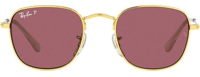 Ray-Ban Junior Square Sunglasses Polarized RJ9557S - Legend Gold/Purple