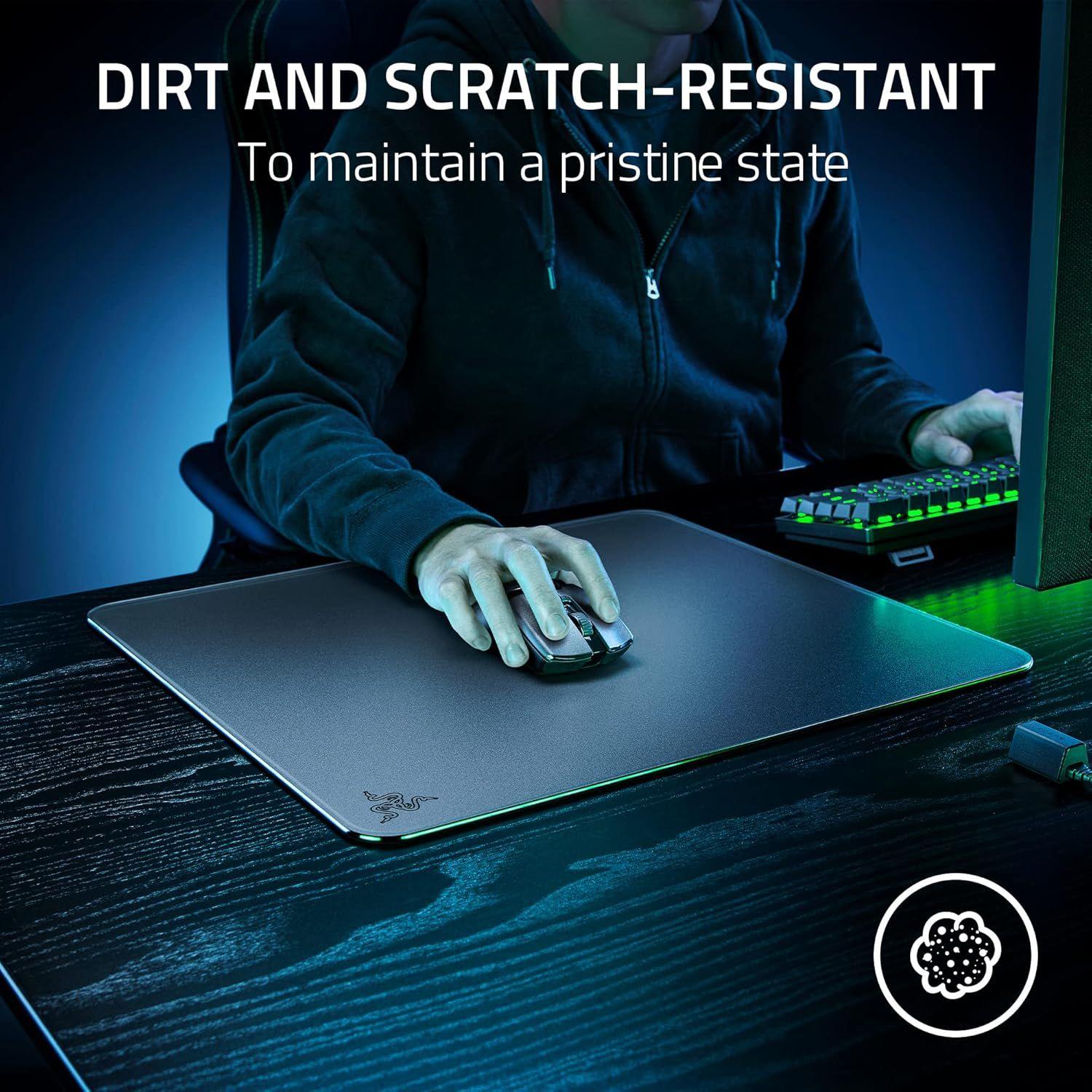 Refurbished Razer Atlas Tempered Glass Gaming Mouse Mat - Reebelo US