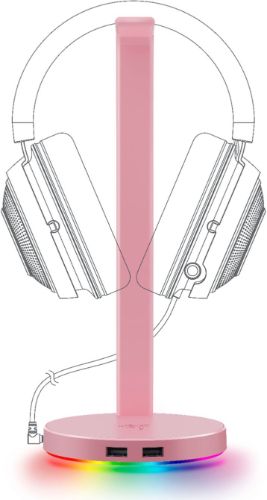 Razer Base Station V2 Chroma Headset Stand USB Hub - Quartz