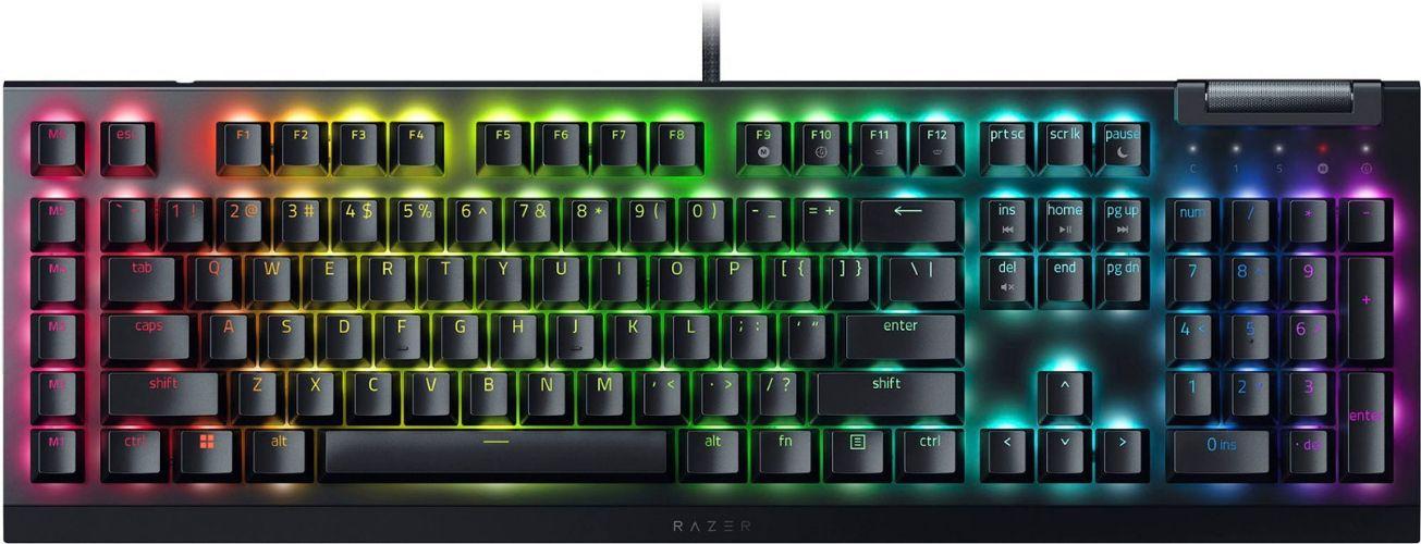 Razer  BlackWidow V4 X Gaming Keyboard (Green Switch) - Black - Excellent