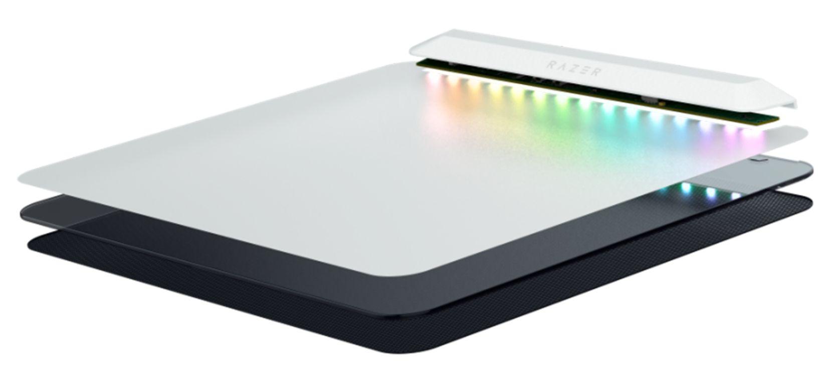 Razer Firefly V2 Pro Gaming Mouse Pad with Chroma RGB - White