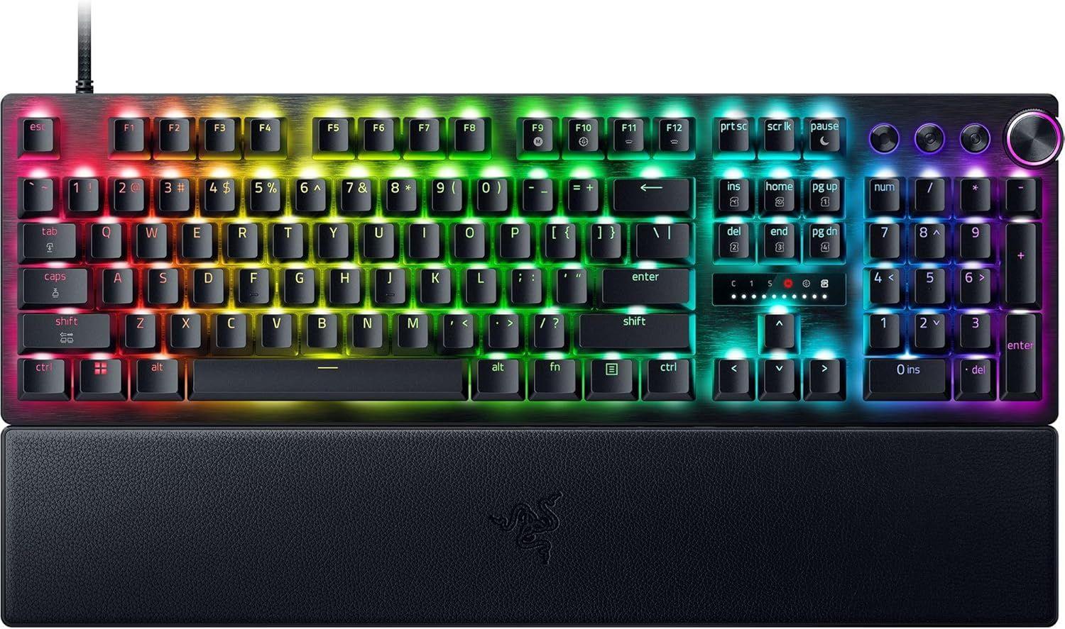 Refurbished Razer Huntsman V3 Pro Full Size 8KHz Gaming Keyboard - Reebelo US