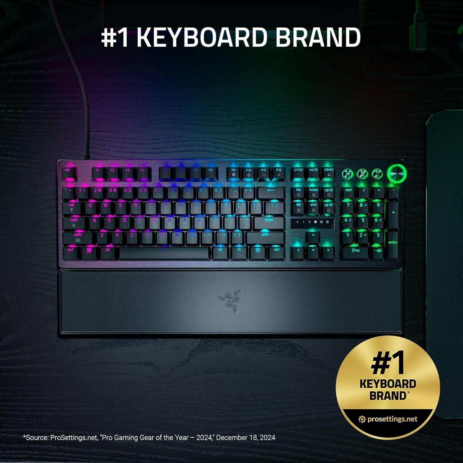 Refurbished Razer Huntsman V3 Pro Full Size 8KHz Gaming Keyboard - Reebelo US