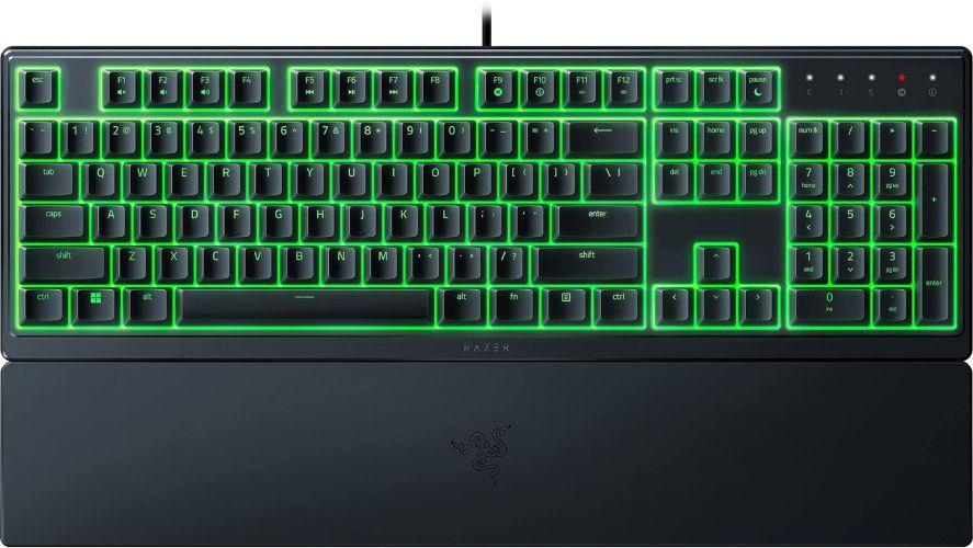 Razer  - Ornata V3 X Full-Size Wired Membrane Gaming Keyboard with Chroma RGB Backlighting - Black - Excellent