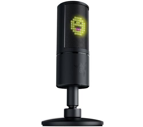 Razer Seiren Emote Microphone with Emoticon - Black