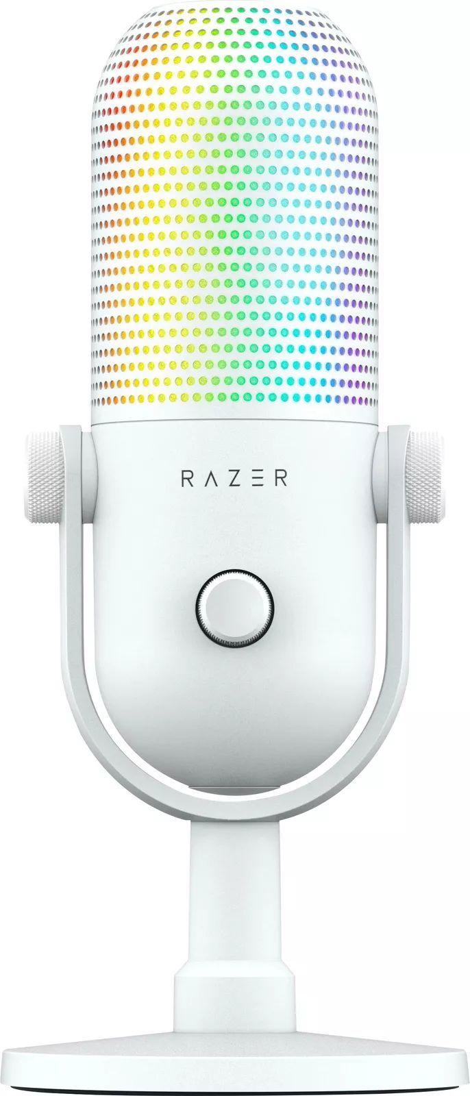 Razer  Seiren V3 Chroma Condenser USB Microphone   - White - Excellent