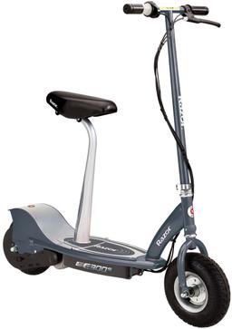 Razor E300S Seated Electric Scooter - White/Blue