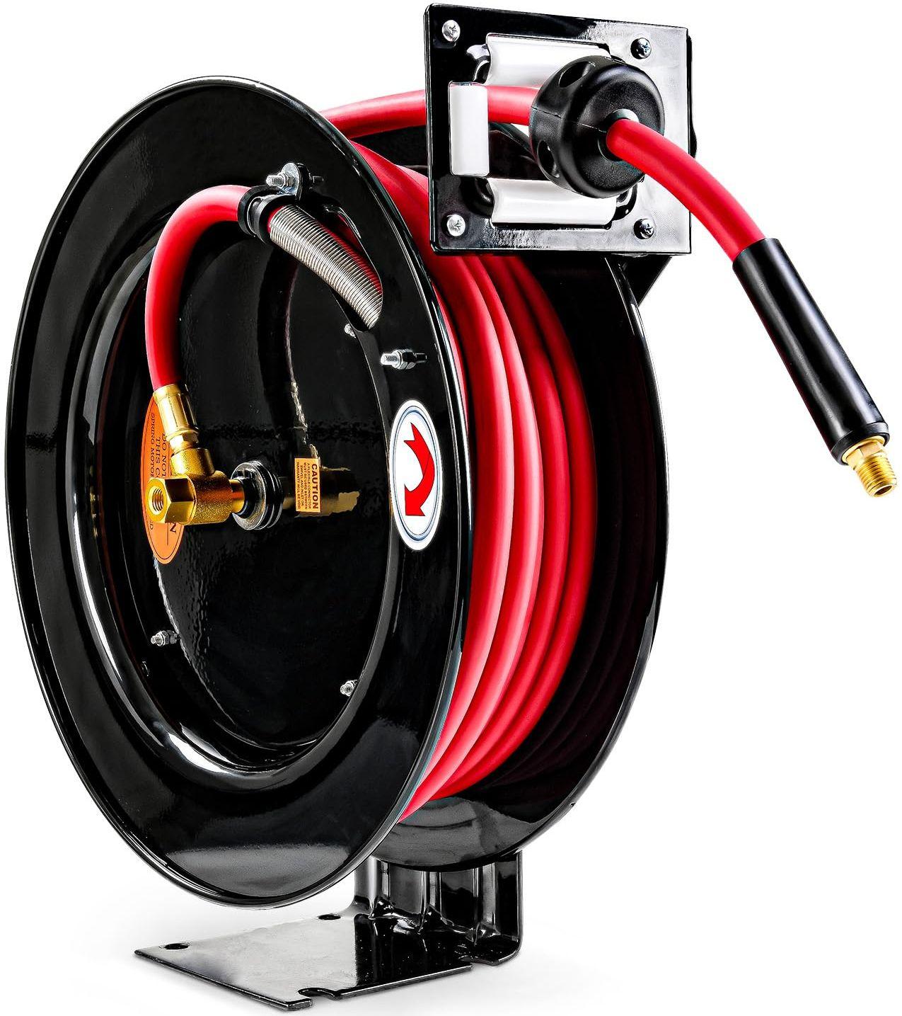 ReelWorks  Air Hose Reel L815153A - Red - Excellent