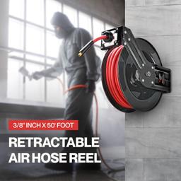 ReelWorks Air Hose Reel L815153A - Red