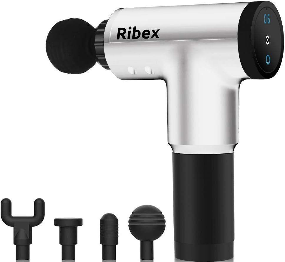 Ribex  A6 Pro Deep Tissue Muscle Massage Gun - Silver - Acceptable